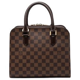 Borsa a mano Louis Vuitton Damier Ebene Triana Marrone