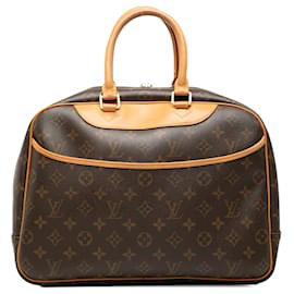 Borsa Louis Vuitton Monogram Deauville marrone