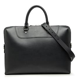 Borsa Business Louis Vuitton Epi Porte Documents Jour Blu