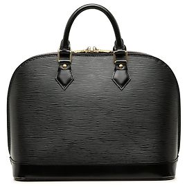 Borsa Louis Vuitton Epi Alma PM Nera