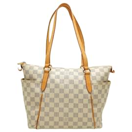 Borsa Tote White Louis Vuitton Damier Azur Totally PM