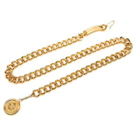 Cintura a catena Chanel CC Gold Plated 31 Rue Cambon con medaglione dorato