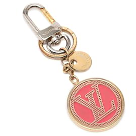 Portachiavi e charm per borsa LV Circle in oro placcato e resina Louis Vuitton