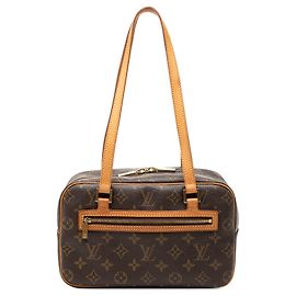 Louis Vuitton Monogram Cite MM Schultertasche Braun