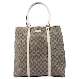 Tote verticale Gucci GG Supreme Joy bianco
