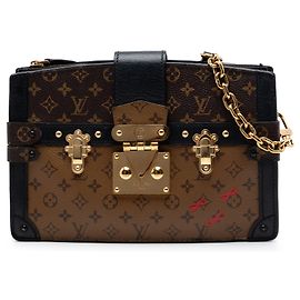 Borsa a tracolla e clutch Louis Vuitton Monogram Reverse Trunk marrone