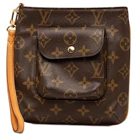 Clutch Louis Vuitton Monogram Partition marrone