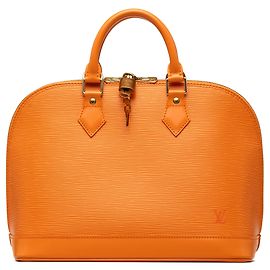 Borsa Louis Vuitton Epi Alma PM Arancione