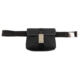 Borsa a tracolla GG Canvas Gucci nera
