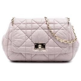 Borsa a tracolla Dior Milly La Foret in agnello Cannage rosa