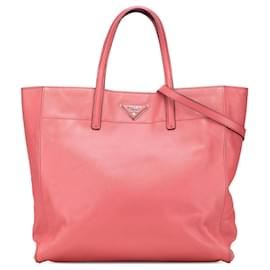 Borsa Tote Saffiano Soft rosa Prada
