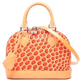 Louis Vuitton Monogram Vernis Jungle Dots Alma BB Satchel Orange