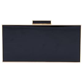 Clutch Minaudière de acrílico negro Saint Laurent