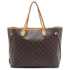 Borsa Tote Louis Vuitton Monogram Neverfull GM Marrone