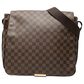 Borsa a tracolla Louis Vuitton Damier Ebene Bastille marrone