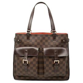 Louis Vuitton Damier Ebene Uzes Tote Bag braun