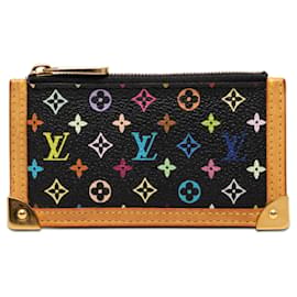 Portamonete Pochette Cles Louis Vuitton Takashi Murakami Monogram Multicolore Nero