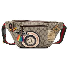 Borsello cintura Gucci GG Supreme Courrier Beige