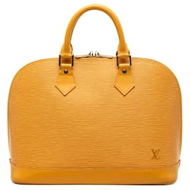 Sac à main Louis Vuitton Epi Alma PM Orange