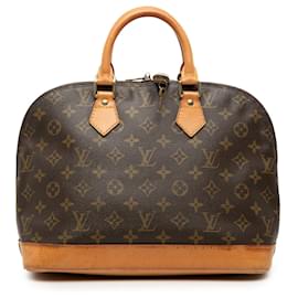 Borsa a mano Louis Vuitton Monogram Alma PM Marrone