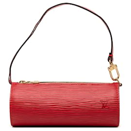 Louis Vuitton Epi Pochette Papillon Handtasche rot
