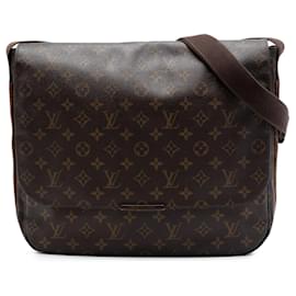 Borsa a tracolla Louis Vuitton Monogram Beaubourg Messenger MM Marrone