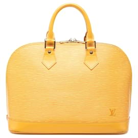Borsa Louis Vuitton Epi Alma PM Gialla