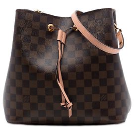 Louis Vuitton Damier Ebene NeoNoe MM Beuteltasche Braun