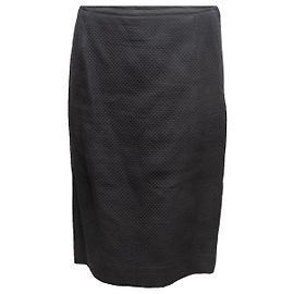 Gonna a tubino lunghezza ginocchio Vintage Black Vicky Tiel Taglia FR 42