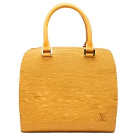 Louis Vuitton Epi Pont Neuf Handtasche Gelb