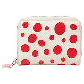Monedero Louis Vuitton Yayoi Kusama Epi Zippy Blanco