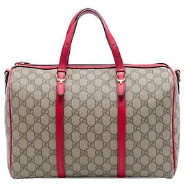 Borsa satchel Gucci Medium GG Supreme Nice rossa