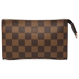 Pouch a secchiello Marais Louis Vuitton Damier Ebene marrone