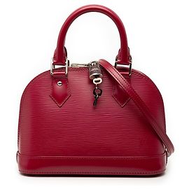 Borsa Louis Vuitton Epi Alma BB Rosa