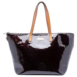Borsa Tote Louis Vuitton Monogram Vernis Bellevue GM viola