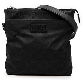 Sac crossbody Gucci GG en nylon noir