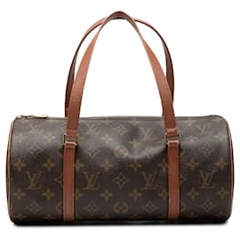 Borsa a mano Louis Vuitton Monogram Papillon 30 Marrone