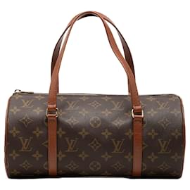 Borsa a mano Louis Vuitton Monogram Papillon 30 Marrone