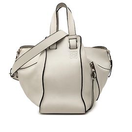 Borsa LOEWE Small Hammock in pelle bianca