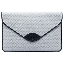 Clutch Gucci Micro GG Supreme Grigia