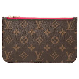 Pouch Louis Vuitton Monogram Neverfull PM Marrone