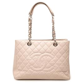 Borsa Tote Grand Shopping Chanel Caviar Rosa