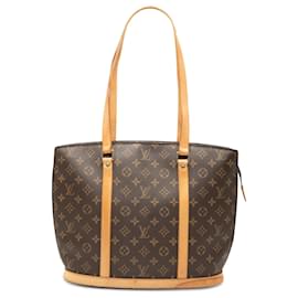 Borsa Tote Louis Vuitton Monogram Babylone Marrone