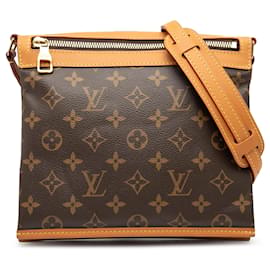 Bolso bandolera Louis Vuitton Monogram Saumur Messenger PM Marrón