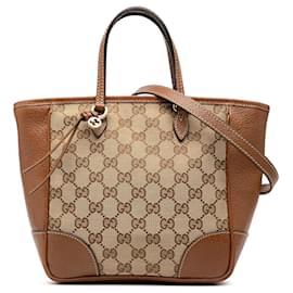 Borsa Bree Small GG Canvas Gucci Marrone