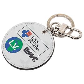 Portefeuille Round Key Chain Monogram Louis Vuitton Gris
