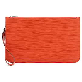 Pouch Louis Vuitton Epi Neverfull Arancione