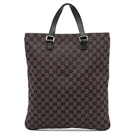 Brown Gucci GG Canvas Tote