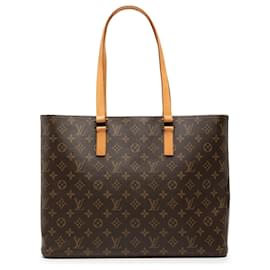 Borsa Tote Louis Vuitton Monogram Luco Marrone