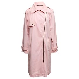 Gabardina Moto Balmain Rosa Claro Talla FR 42